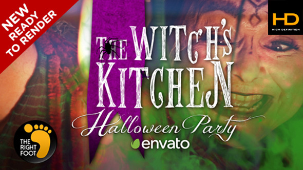 Videohive Halloween Witchs Party 12724915