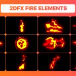 Videohive Hand Drawn Fire Elements Pack 22085374