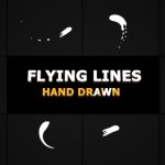 Videohive Hand Drawn Flying Lines 21283225