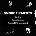 Videohive Hand Drawn Smoke Elements 21634468