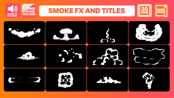 Videohive Hand Drawn Smoke FX and Titles 22647713