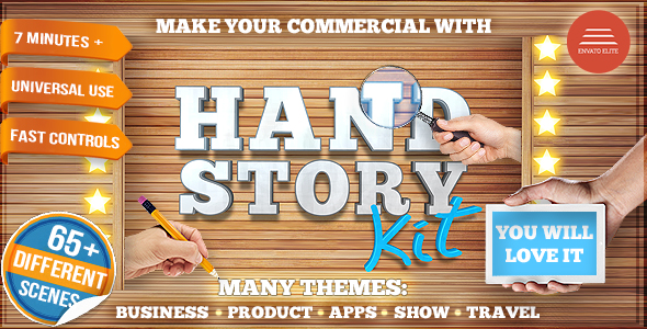 Videohive Hand Story Kit - Professional Explainer Builder 15678999