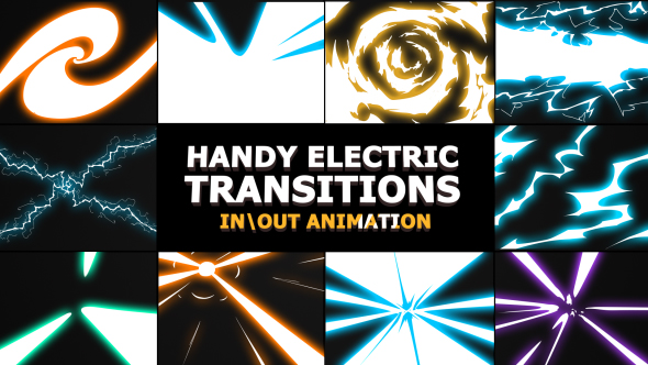 Videohive Handy Electric Transitions 21306822