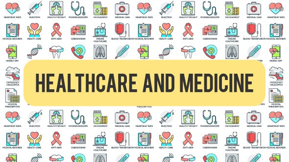 Videohive Healthcare And Medicine - 30 Animated Icons 21298332