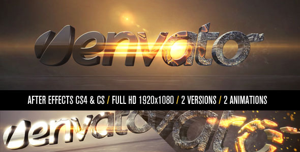 Videohive Heat Up Logo Reveal