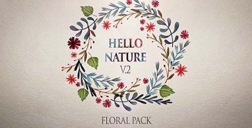 Videohive Hello Nature — Floral Pack v2 11099843