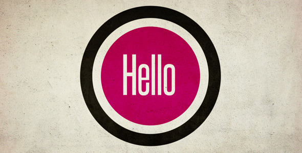 Videohive Hello and Welcome to