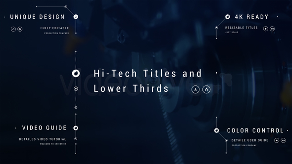 Videohive Hi-Tech Titles and Lower Thirds 21972869