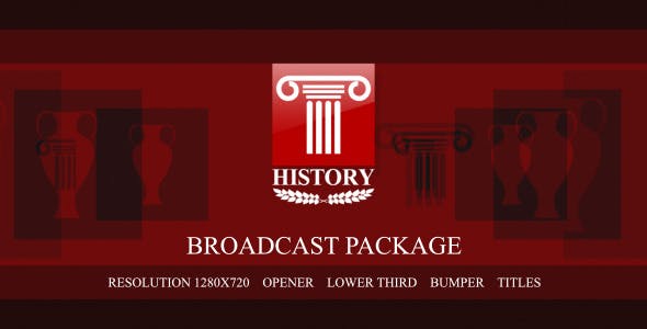 Videohive History Broadcast Package 3376293