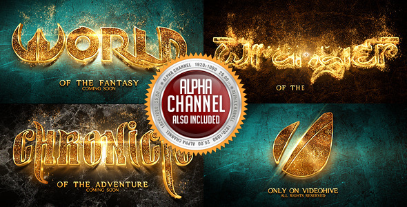 Videohive Hot And Gold Reveal