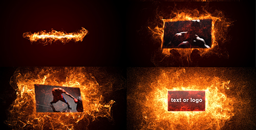 Videohive Hot particles