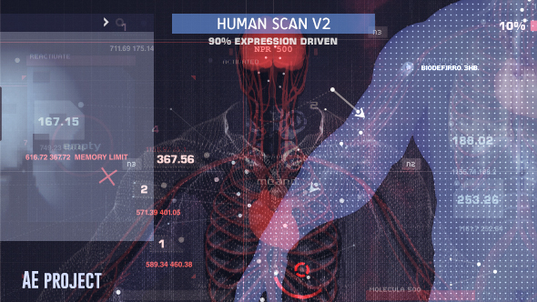 Videohive Human Scan V2 18264944