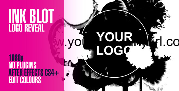 Videohive Ink Blot Logo Reveals 3129598