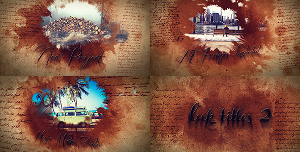 Videohive Ink Titles 2 7569279