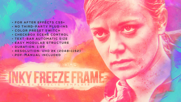 Videohive Inky Freeze Frame 18442738