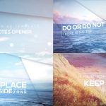 Videohive Inspiring Quotes Opener 13913827