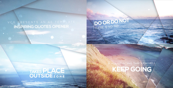 Videohive Inspiring Quotes Opener 13913827