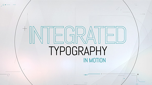 Videohive Integrated Typography