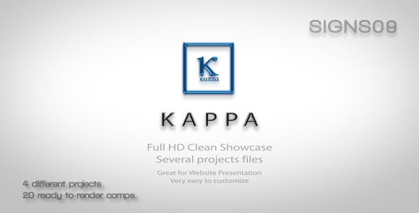 Videohive Kappa Website Promo