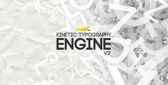 Videohive Kinetic Typography Engine V2 4K 15751421