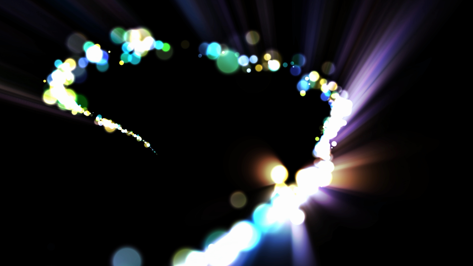 Videohive Light trail rays