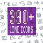Videohive Line Icons Pack 390 Animated Icons 20236035