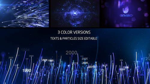 Videohive Line Particles Logo Reveal
