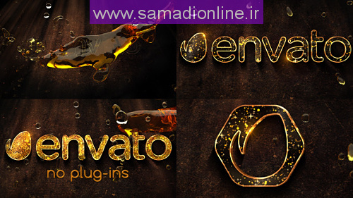 Videohive Liquid Gold Logo