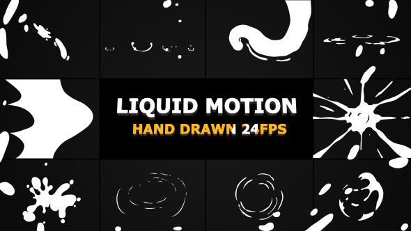 Videohive Liquid Motion Elements And Transitions 21306955