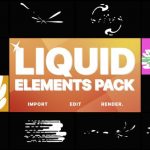 Videohive Liquid Motion Elements And Transitions 22662635