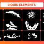 Videohive Liquid Motion Elements Pack 22075239