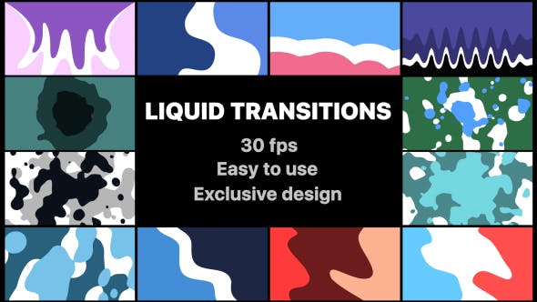 Videohive Liquid Motion Transitions 21569513