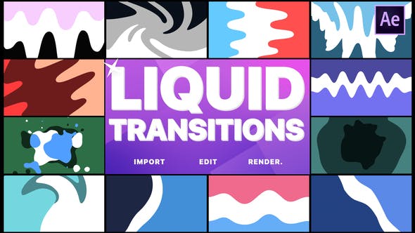 Videohive Liquid Transitions 21525029