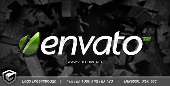 Videohive Logo Breakthrough