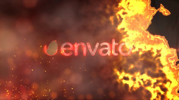 Videohive Logo Reveal Fire 20593616