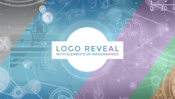 Videohive Logo Reveal With Elements Of Infographics 18002655