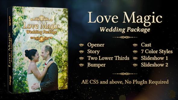 Videohive Love Magic Wedding Package 5345412