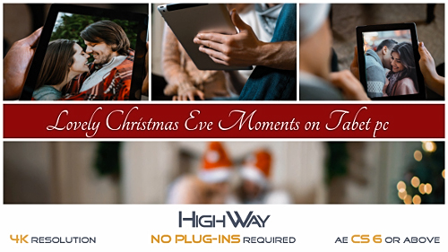 Videohive Lovely Christmas Eve Moments on Tablet PC 20936057
