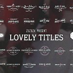 Videohive Lovely Titles 19328834