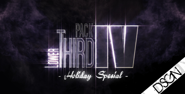 Videohive Lower Third Pack Vol.4 HOLIDAY SPECIAL.122531