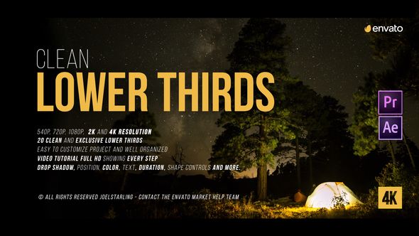 Videohive Lower Thirds 2.3 19927003