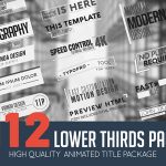 Videohive Lower Thirds Pack 21165659