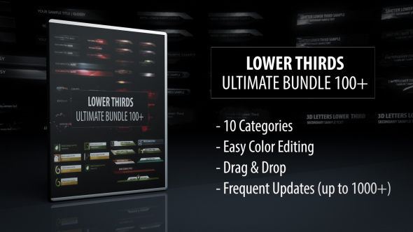 Videohive Lower Thirds - Ultimate Bundle 100+ 14746750