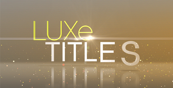 Videohive Luxe Titles 272367
