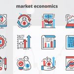 Videohive Market Economics – Thin Line Icons 23454804