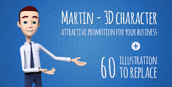 Videohive Martin 3D Character 6886216