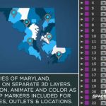 Videohive Maryland Map Kit 20828385