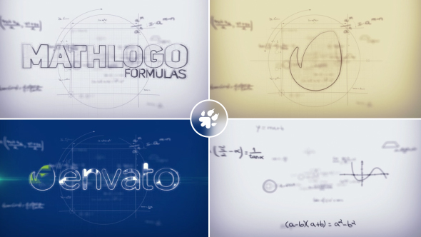 Videohive Math Formulas Logo Reveal 19564497