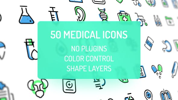 Videohive Medical Icons 20028183