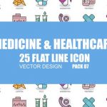 Videohive Medicine And Healthcare - Flat Animation Icons 23370393